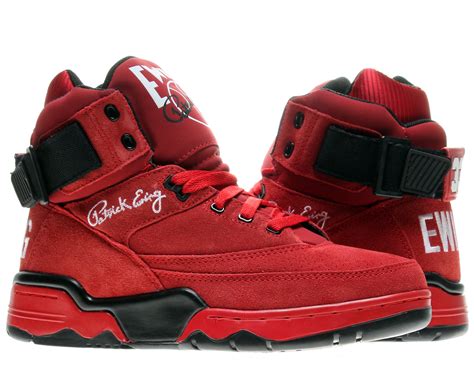 Ewing Athletics - Ewing Athletics Ewing 33 Hi Bulls Red/Black Men's Basketball Shoes 1EW90013 ...