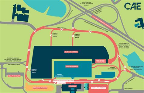 On-site Parking Options - Columbia Metropolitan Airport