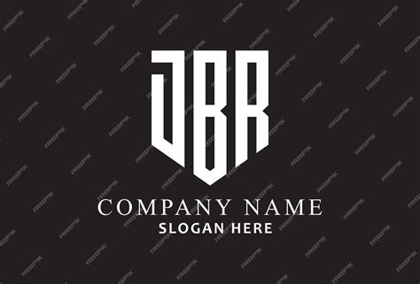 Premium Vector | A black and white logo for a company called cbr jbr ...