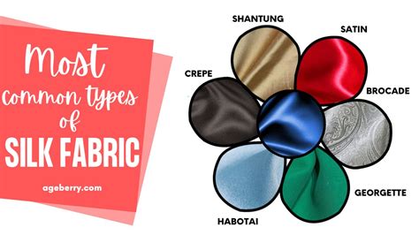 Most common types of silk fabric