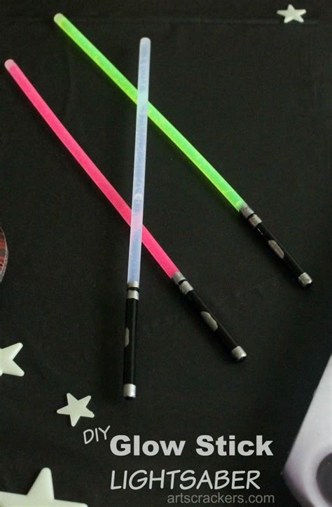 Glow Stick Lightsaber Craft | Star wars party, Glow sticks, Star wars crafts