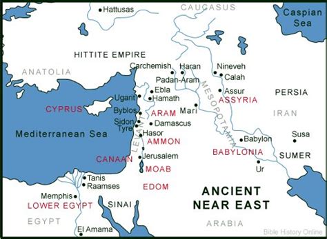 26 Tyre Map Ancient Near East – The Scripture Says