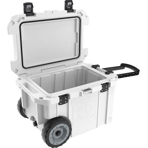 Pelican 45 Qt Elite Cooler with Wheels - White | LOWEST PRICES