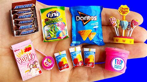 20 DIY MINIATURE FOOD AND SWEETS HACKS AND CRAFTS COLLECTION !!!! - YouTube