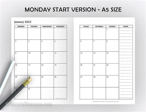 free monthly calendar template 2023 customize and print - free printable 2023 monthly calendar ...