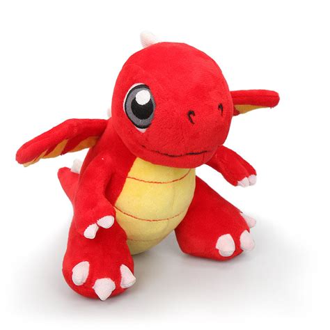 Dragonvale Baby Red Dragon Plush | Dragon Vibe