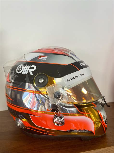 Keychain Jules Bianchi helmet Marussia - Association Jules Bianchi