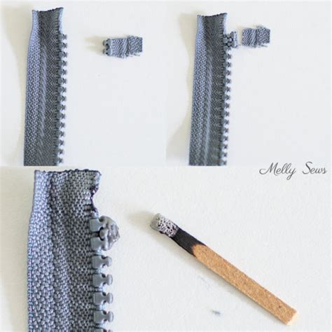 How to Shorten a Zipper - Clear Guide with Pictures & Video - Melly Sews