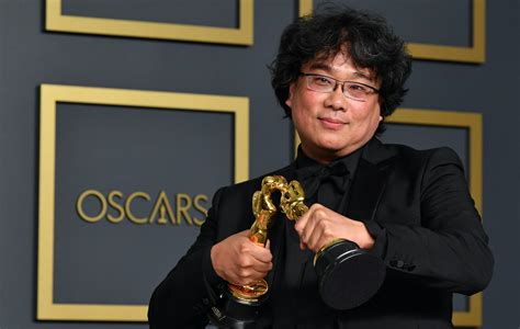 Bong Joon-ho's reactions to 'Parasite''s history-making Oscars night ...