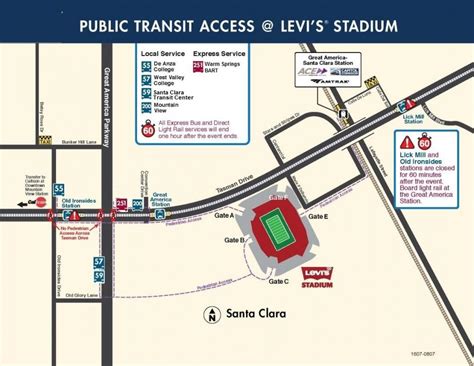 Levi Stadium Parking Map