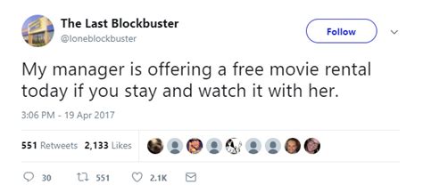 The Last Blockbuster Has A Twitter Account And Their Tweets Are Hilarious