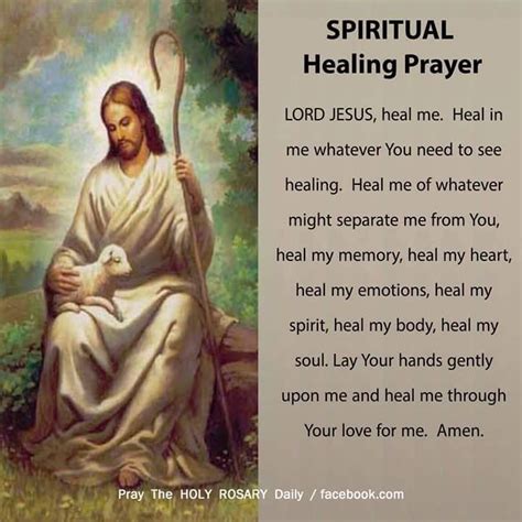 Healing Prayer - LORD JESUS, heal me. Heal in me whatever You need to ...