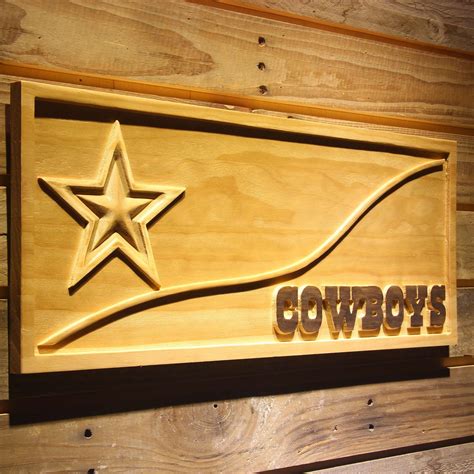 Dallas Cowboys Split Wood Sign - neon sign - LED sign - shop - What's ...