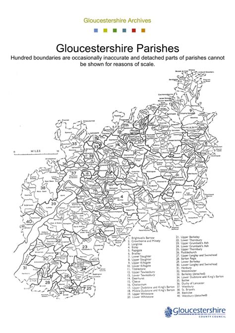 Map and List of Gloucestershire Parishes - DocsLib