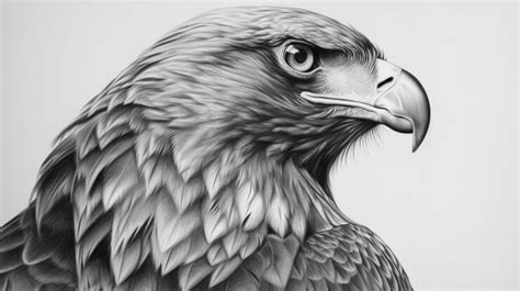 Premium AI Image | A pencil drawing of an eagle