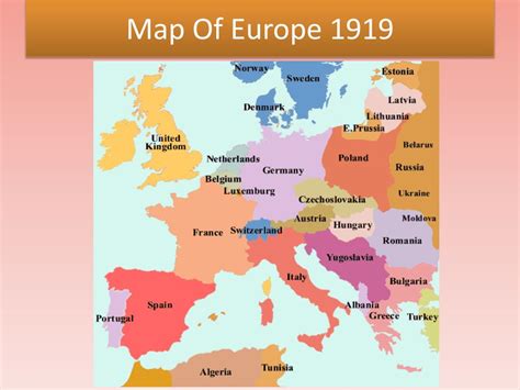 Map Of Europe 1919 1939 | State Map