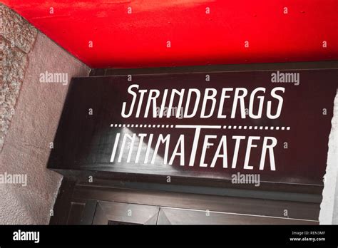 Strindbergs Intima Teater, Stockholm, Sweden, Scandinavia Stock Photo - Alamy