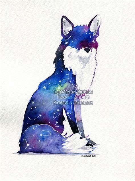 Galaxy Fox by Hikasawr on DeviantArt