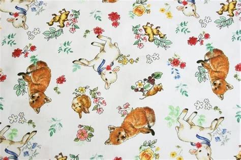 Animal Fabric Baby Fabric by the Yard Nursery Fabric - Etsy in 2022 ...