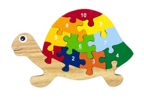 Turtle Numbers Puzzle Wooden Puzzles for 2 Year Olds Best - Etsy | Wooden puzzles, Wood puzzles ...