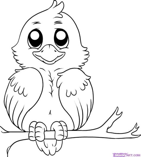 Cute Animal Drawings Hd 1080P 11 HD Wallpapers | lzamgs.com | Bird drawings, Cartoon bird ...