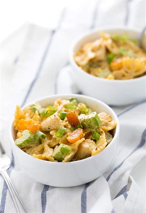 Creamy Curried Chicken Pasta Salad - Simply Stacie