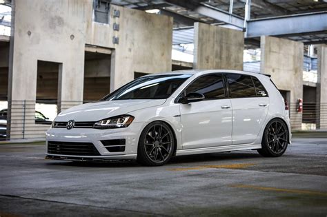 Glossy White VW Golf Reworked to Awe with Contrasting Black Accents | Vw golf, Vw golf wallpaper ...