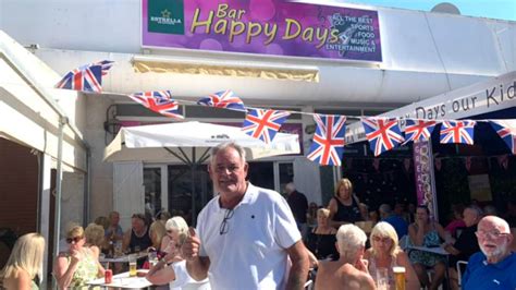 Owner of legendary Benidorm bar Happy Days & star of Bargain Loving Brits In The Sun Graham ...