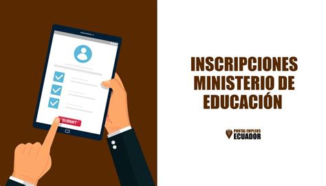 Inscripciones en línea Ministerio de Educación | Matrícula Ordinaria