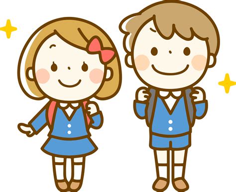 Clipart backpack boy in school uniform, Clipart backpack boy in school ...