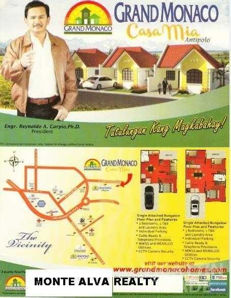 GRAND MONACO - CASA MIA II Location: Antipolo, Rizal - Vigattin Trade