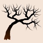 Barren tree silhouette | Free SVG