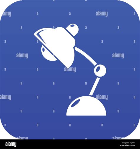 Table lamp icon blue vector Stock Vector Image & Art - Alamy