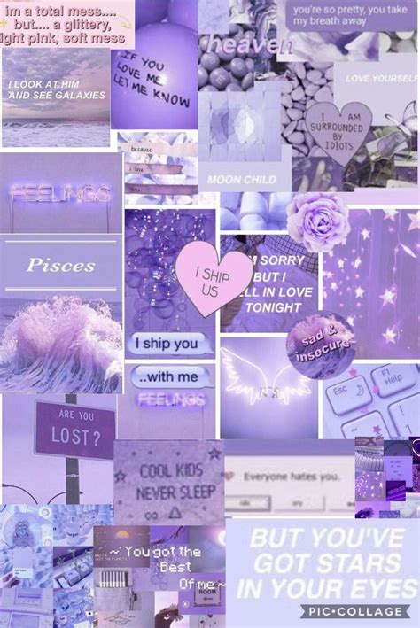 Purple Collage Aesthetic Wallpapers - Wallpaper Cave