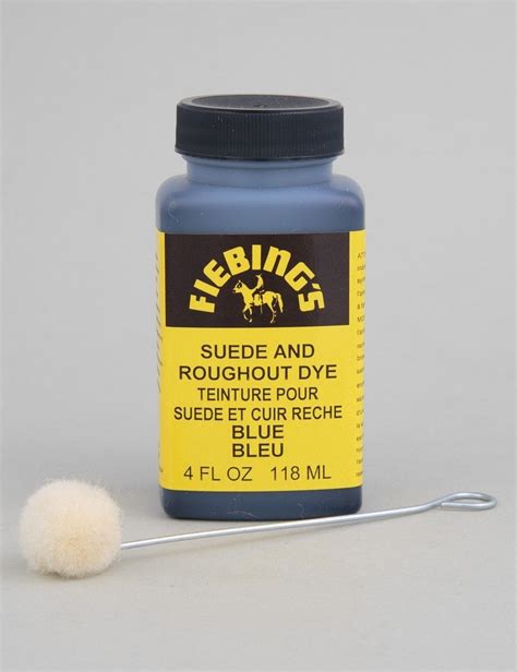 Fiebings Suede Dye (4oz) - Blue - Spray Paint Supplies from Fat Buddha ...