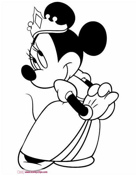 Minnie Mouse Coloring Book Luxury Minnie Mouse Printable Coloring Pages ...