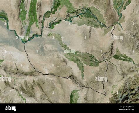 Kunduz, province of Afghanistan. High resolution satellite map Stock Photo - Alamy