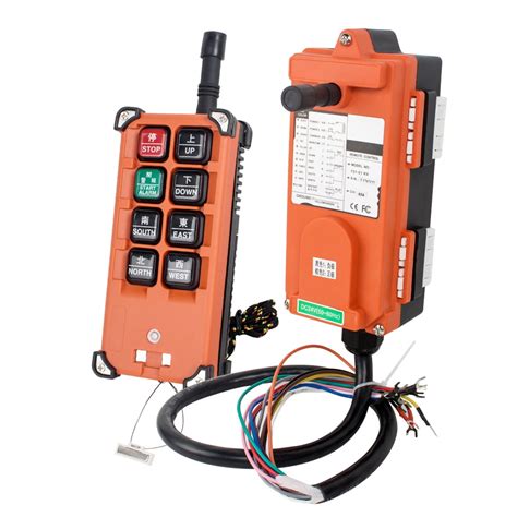 Transmitter&Receiver Hoist Crane Radio Industrial Wireless Remote ...