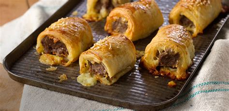 Cheesy Sausage Rolls