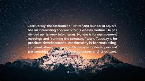 Greg McKeown Quote: “Jack Dorsey, the cofounder of Twitter and founder ...