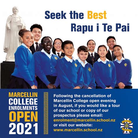 Marcellin College Enrolments Open 2021 — Term 3 2020 News Bulletin