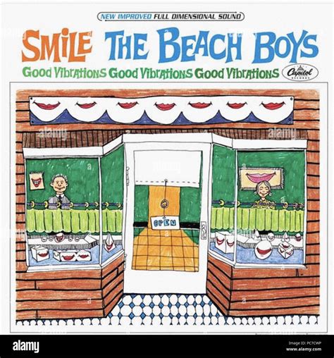 The Beach Boys Smile - Vintage vinyl album cover Stock Photo - Alamy