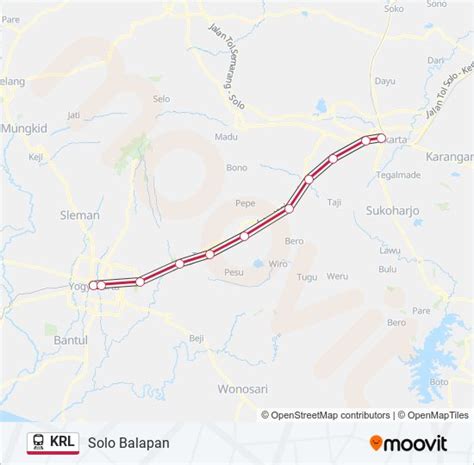 krl Route: Schedules, Stops & Maps - Solo Balapan (Updated)