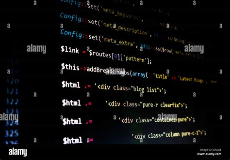 Program coding hi-res stock photography and images - Alamy