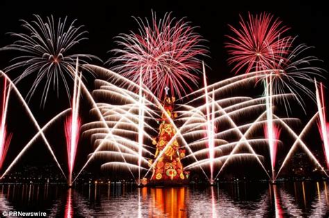 Brazil Lights Up World's Largest Floating Christmas Tree In Rio ...