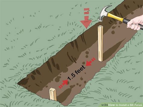 How to Install a Silt Fence: 10 Steps (with Pictures)