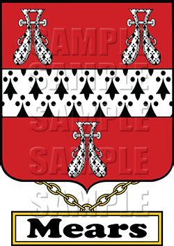 Buy Mears Family Crest / Coat of Arms gifts | Family crest, Coat of arms, Gifts