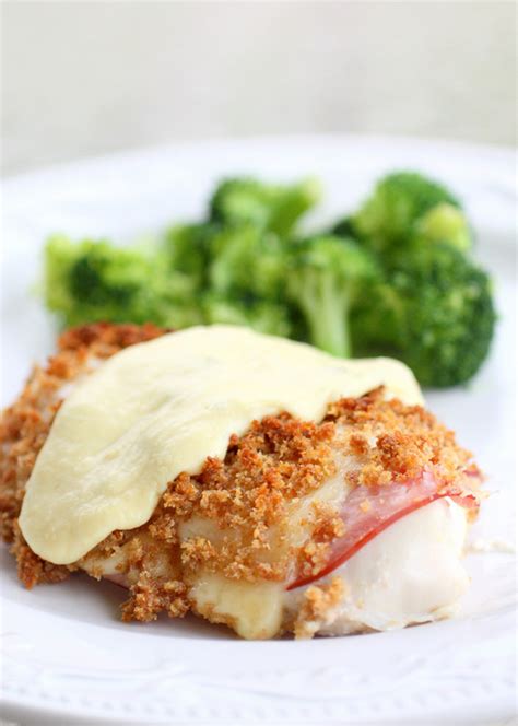 Easy Chicken Cordon Bleu with Dijon Cream Sauce