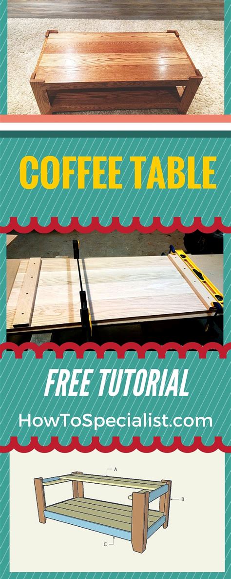How To Build a Wood Coffee Table | HowToSpecialist - How to Build, Step by Step DIY Plans ...