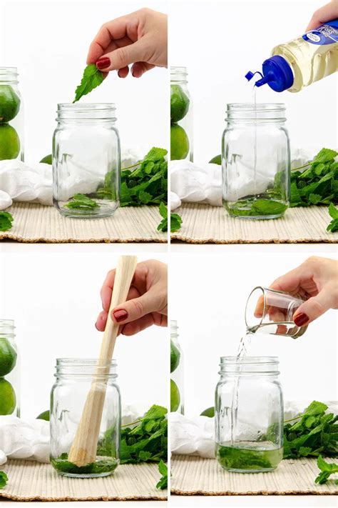 Blue Mojito - Mason Jar Recipe